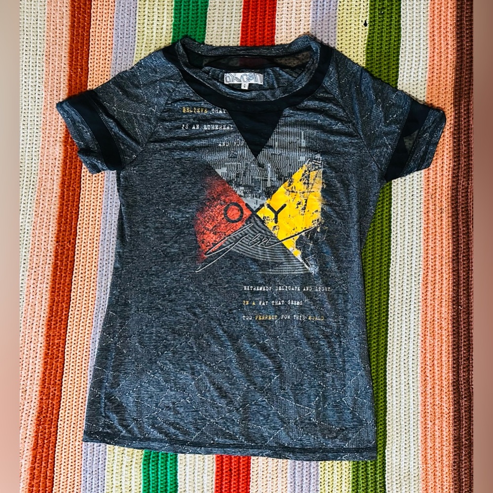 OXYGEN Women’s Dark Gray Tee - Size S